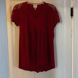 Magenta blouse